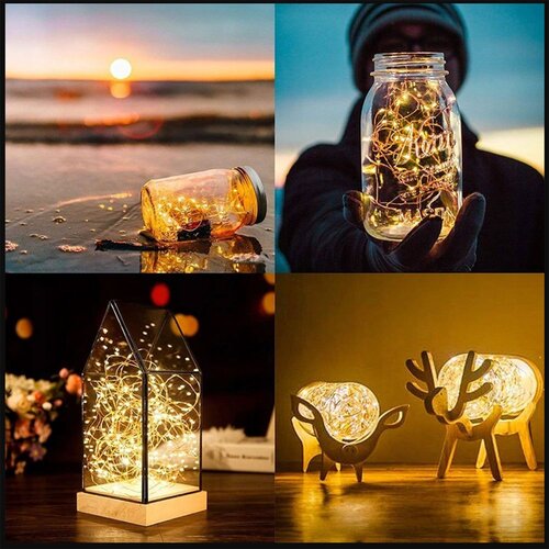  Ukrasne lampice 300 LED za bor, toplo bijela Slike