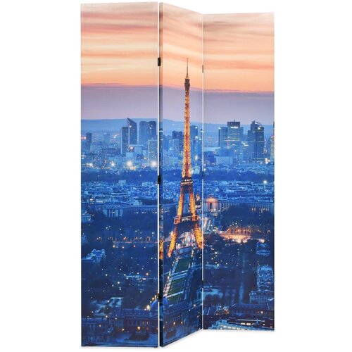 Maison Chic Zložljiv Paravan - Sobne pregrade 120x170 cm Pariz ponoči, (22111495) Cene