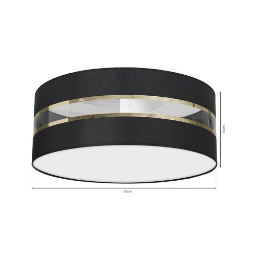  stropna lampa ultimo 3xE27/60W/230V crna Slike