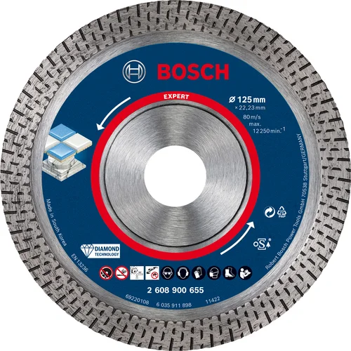 Bosch 2608900655 EXPERT HardCeramic dijamantna rezna ploča promjer 125 mm 1 St.