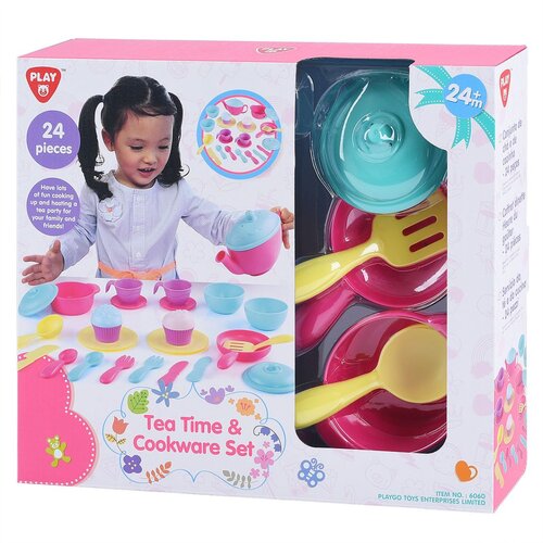 Play Go set za čaj in pecivo s priborom, 24 kos Cene