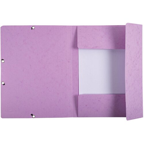  FASCIKL KLAPA S GUMICOM KARTON A4 AQUAREL EXACOMPTA 55535E PASTELNO LJUBIČASTA Slike