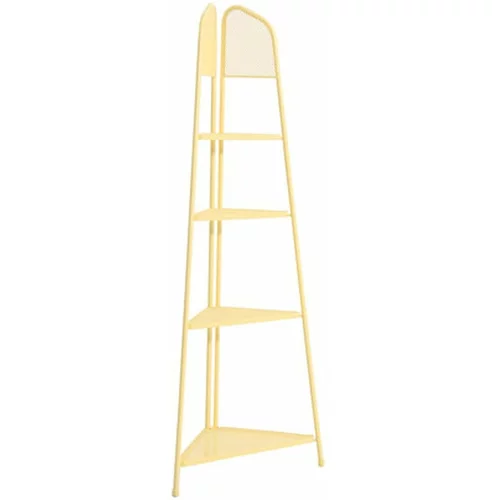 ADDU rumena kovinska kotni regal za balkon mwh, višina 180 cm