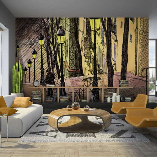  Tapeta - Lonely walk through Montmartre 250x193 Slike
