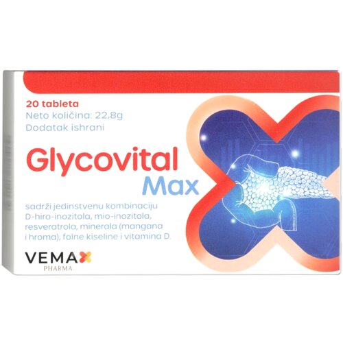 Vemax Glycovital Max 20 tableta Slike