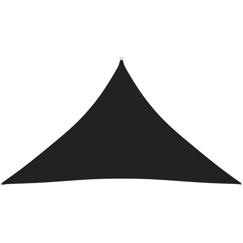 vidaXL Senčno jadro oksford blago trikotno 3,5x3,5x4,9 m črno, (20729347) Cene