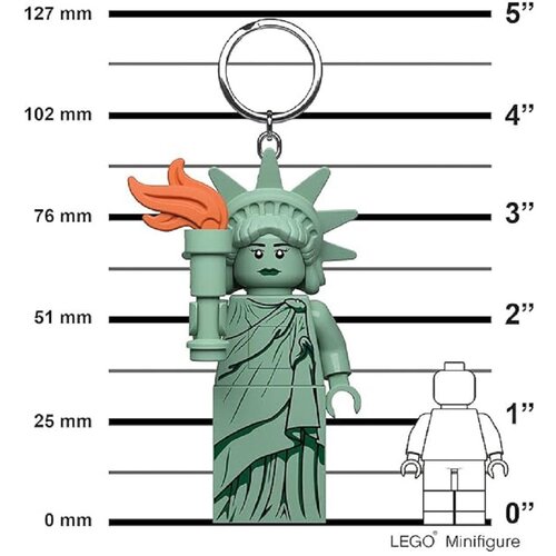 Lego Zeleni privjesak za ključeve sa svjetlom Statue of Liberty &amp;ndash; Slike