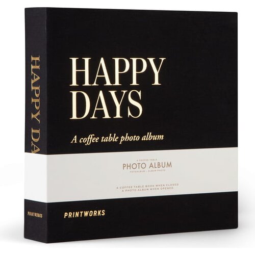 Printworks foto album - happy days black (s) Cene