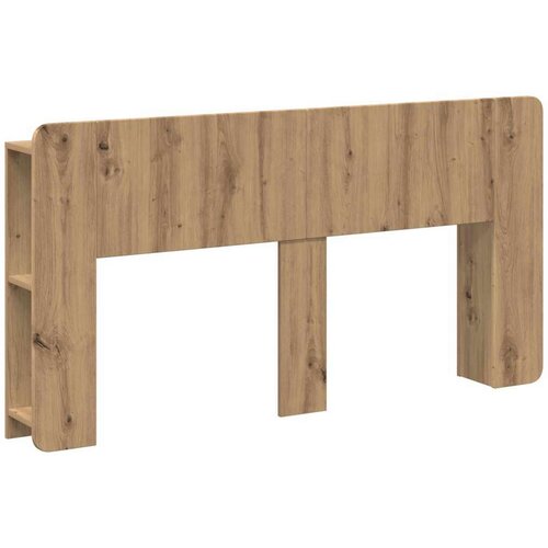  Glava kreveta s ormarićem Hrast artisan Konstruirano drvo - Hrast artisan 140 cm Cene