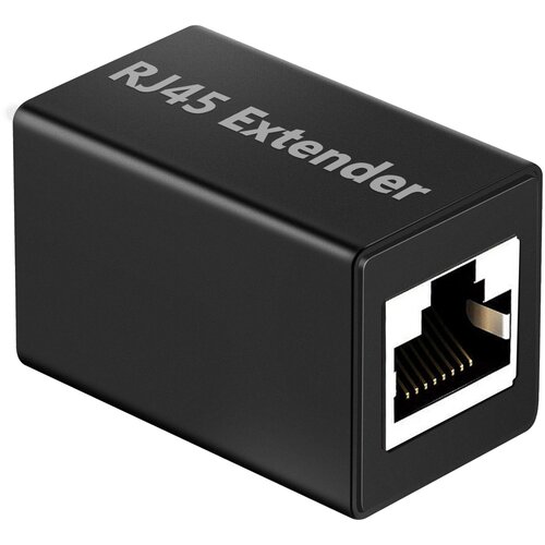 AVIZAR Ethernet ženski podaljšek adapter, kompakten - crn, (21261886) Cene