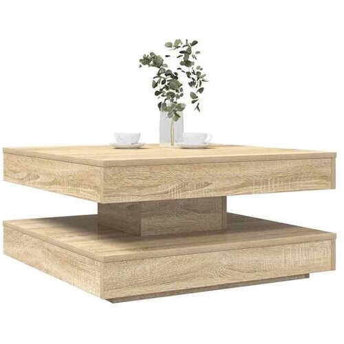 vidaXL Klub stolić rotirajući za 360 stupnjeva  hrast Sonoma  70x70x34 5 cm - Sonoma hrast 70 x 70 x 34.5 cm Cijene