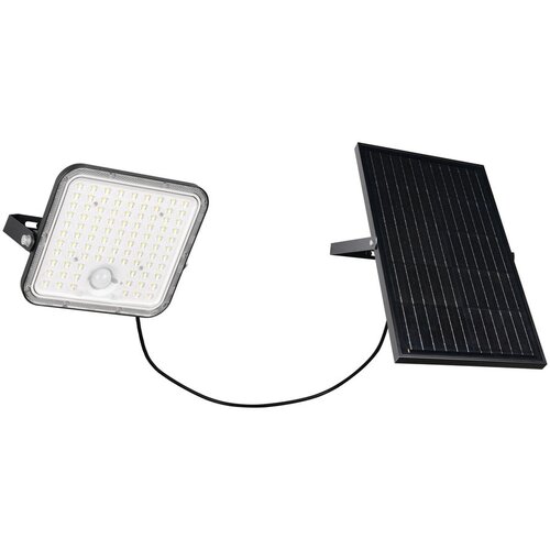  LED stenska zunanja svetilka s časovnikom in solarnim panelom (vi&amp;scaron;ina 19 cm) Acora &amp;ndash; Slike
