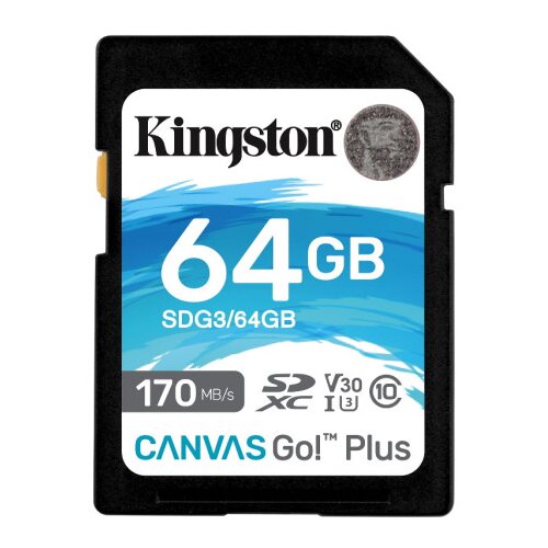 Kingston Memorije kartice SDG364GBSDXC64GBClass 10170MBs-70MBs Cene