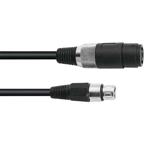 Omnitronic 3022050N XLR priklučni konektor [1x XLR vtič 3-polni - 1x XLR vtičnica 3-polna] 5.00 m črna, (20427862) Cene
