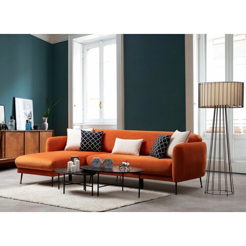 sevilla corner left (Chl+3R) narandžasti ugao sofa-krevet Slike