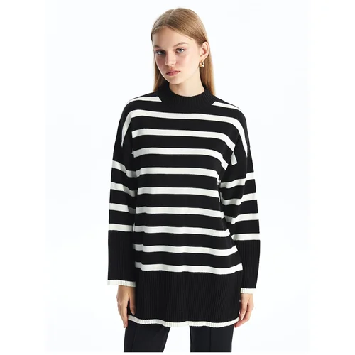 LC Waikiki Lw - Crew Neck Striped Women's Knit Tunic