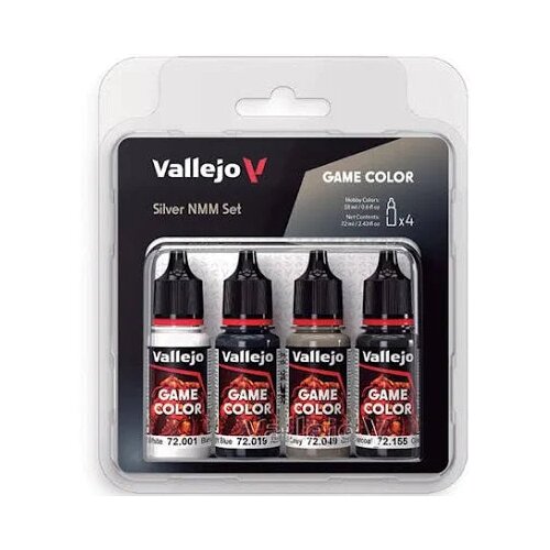 Vallejo Silver NMM Set - Game Color Tematski Set (8 Boja) 72394 Slike