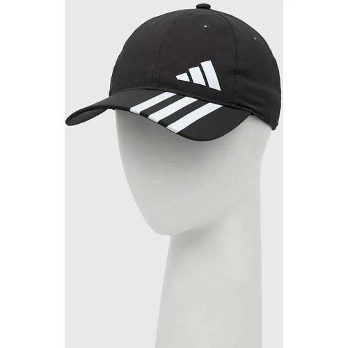 Adidas kapa sa šiltom boja: crna, s tiskom