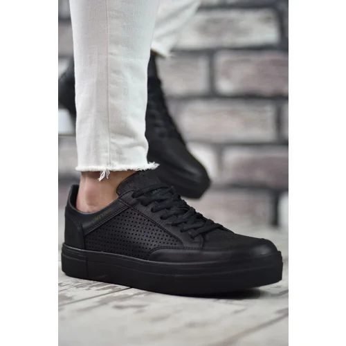 Riccon Black Men's Black Sneakers