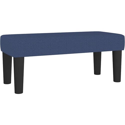  Krevet s oprugama i madracem plavi 120 x 190 cm od tkanine Slike