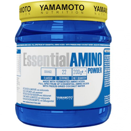 Yamamoto Essential Amino powder, 200g, Narandža Slike