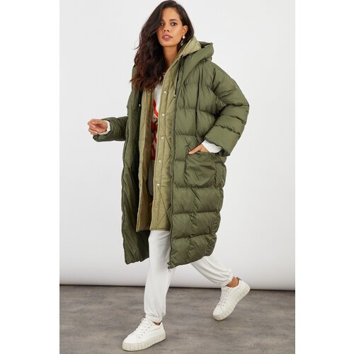 Cool &amp;amp; Sexy Winter Jacket - Khaki - Puffer Slike