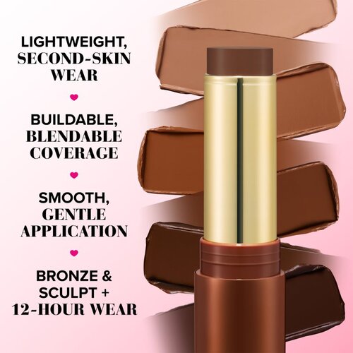 Too Faced Chocolate Soleil Melting Bronzing &amp;amp; Sculpting Stick stick za konturiranje nijansa Chocolate Espresso 8 g Slike