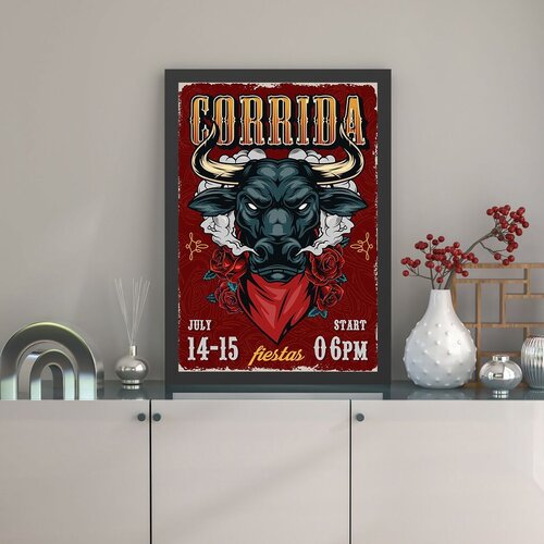 Wallity Uramljena slika Corrida, 55x75 cm Cene