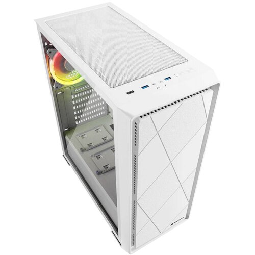  kući&amp;scaron;te gaming, VS8 white rgb atx, ventilator 3x120mm Slike
