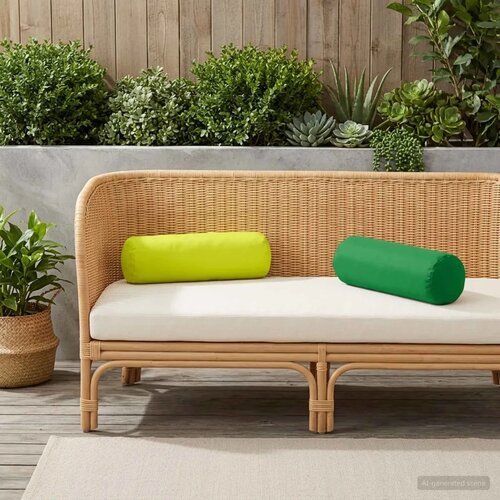  Presvlaka za jastuk 2 pcs HEERLEN Svijetlo zelena. &Oslash; 15 x 40 cm - Svjetlozelena &Oslash; 15 x 40 cm 2 Cijene
