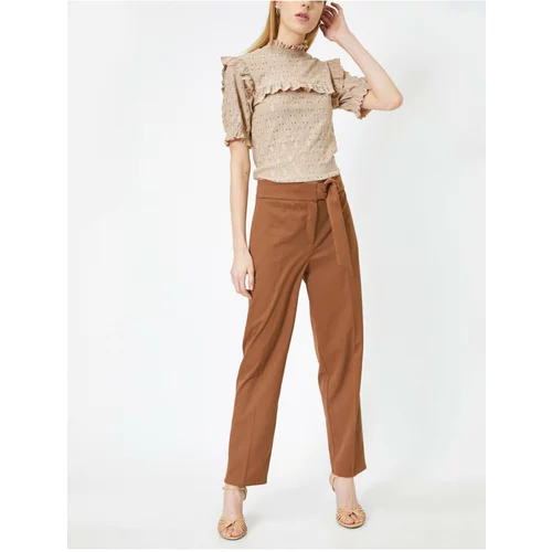 Koton Women's Brown Pants