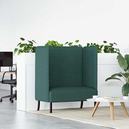 SOFA s visokim naslonom 101cm Tamnozelena tkanina Cene