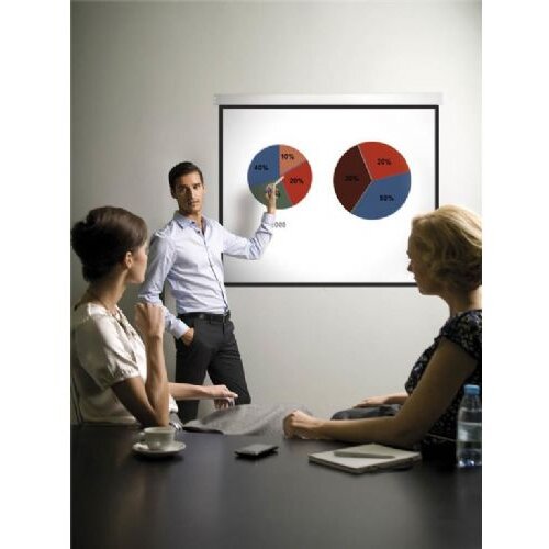 Bi Office oprema bi-office projekcijsko platno stensko 150 x 150 cm //160 x 160, 9D006047 Cene