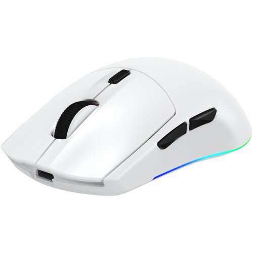 WHITESHARK Cador WGM-5020 bežični gaming mi&amp;scaron; 10.000 DPI, bijeli Slike