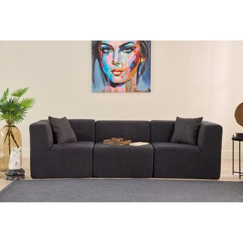 Atelier Del Sofa Raks - Antracitna trosedna sofa Slike
