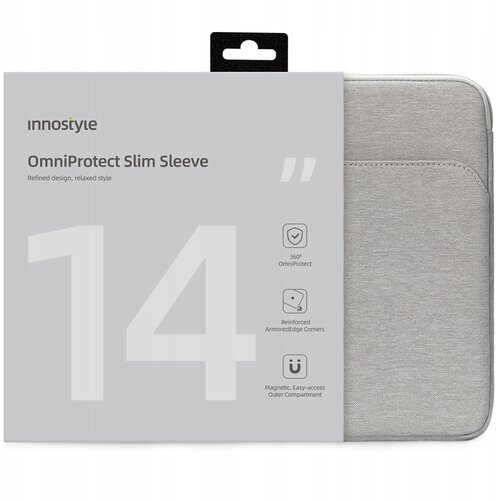 Innostyle TORBA ZA PRENOSNI RAČUNALNIK 14" VODOTESNA TORBA OMNIPROTECT SLIM SIVA, (21747158) Cene