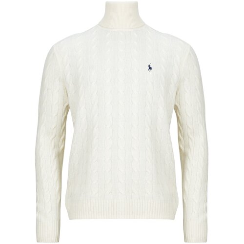 Polo Ralph Lauren Puloverji PULL COL ROULE EN MAILLE TORSADEE LAINE CACHEMIRE Bela Cene