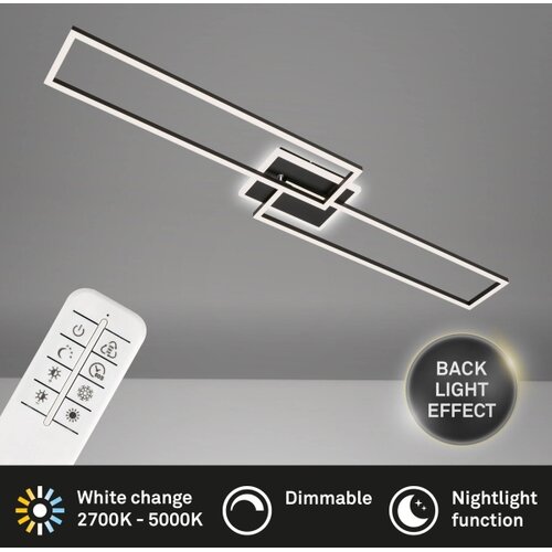 BRILO led prigu&amp;scaron;iva plafonska lampa frame 2xLED/20W/230V 2700-6500K + daljinski upravljač Slike