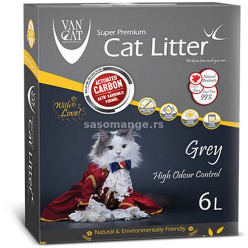 Bentas vancat posip za mačke - special grey 6kg Slike