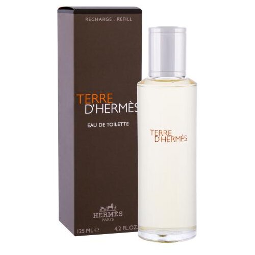 Hermes Terre d&amp;acute;Herm&amp;egrave;s 125 ml toaletna voda punjiva bočica sa raspr&amp;scaron;ivačem za mu&amp;scaron;karce Slike