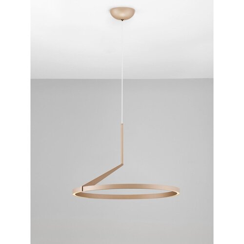 Nova Luce LED viseća svjetiljka aluminijska s mogućnosti zatamnjivanja ružičasto zlatna &amp;oslash; 60 cm Tilia &amp;ndash; Slike