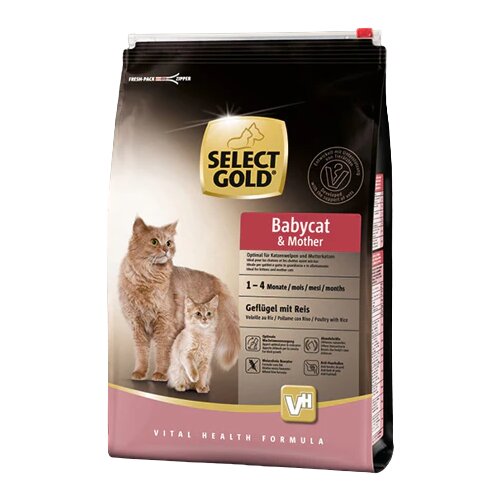Select Gold Cat Babycat&Mother živina 0.4kg Cene