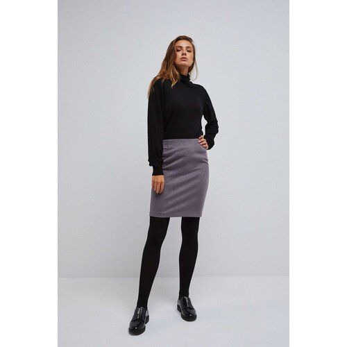 Marisse Pencil Skirt With Shiny Thread Z-Sc-3605 Graphite Cijene