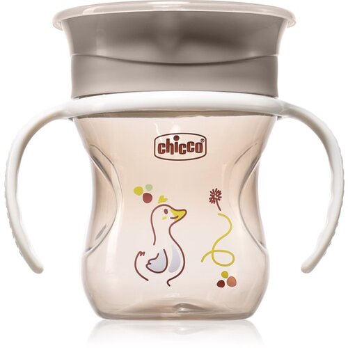 Chicco 360 Perfect X 12m+ šalica za učenje pijenja s ručkama Grey 200 ml Cijene