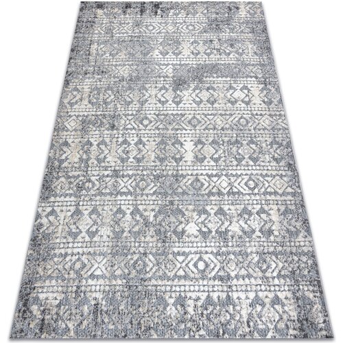 RugsX Preproge Preproga Strukturni SOLE D3732 Azteški, diamanti 120x170 cm Siva Cene