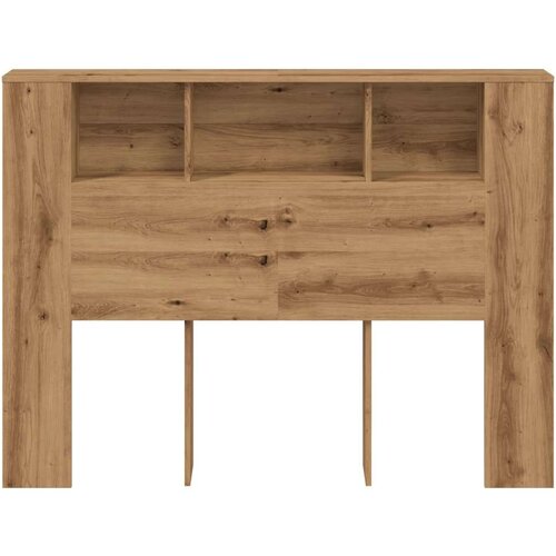 vidaXL Uzglavni ormarić Artisan hrast 140x18,5x102,5 cm izrađeno drvo Cijene