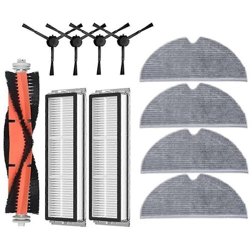 INORCO 1C 1T Dodatki za robotski sesalnik za F9 Hepa filter Glavna stranska krtača Mop Cloth Black, (21852401) Slike