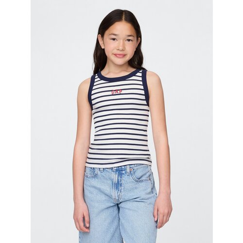 GAP Children's ribbed tank top with logo - Girls Cene