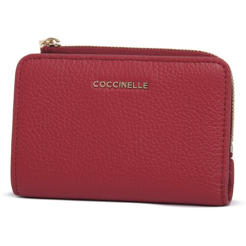 Coccinelle Denarnica R63 SOFT METAL Rdeča Slike