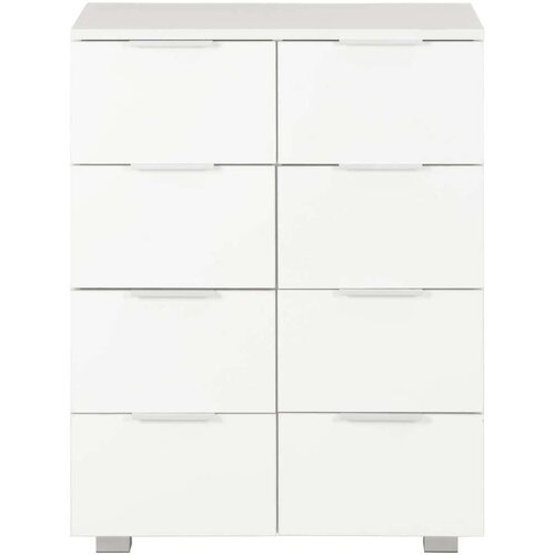 VidaXL Komoda visoki sjaj bijela 60 x 35 x 80 cm od iverice Slike